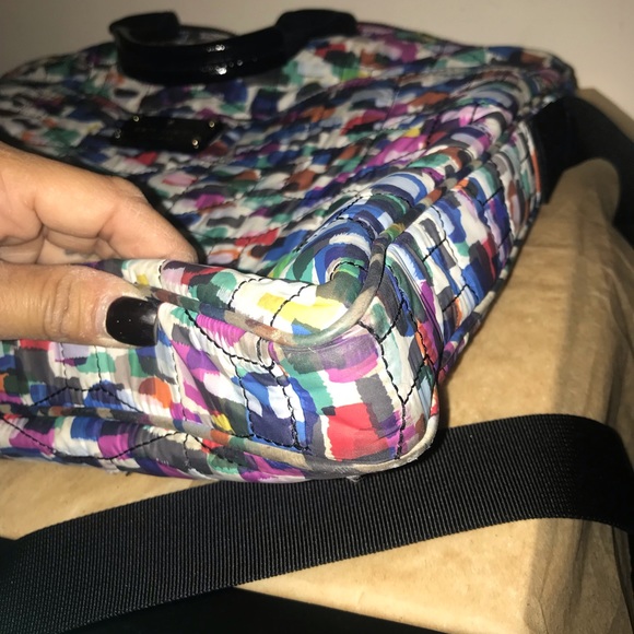 💯%Authentic Kate Spade ♠️ Multicolor Computer Bag - Picture 3 of 8